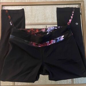 Lululemon Black cropped leggings